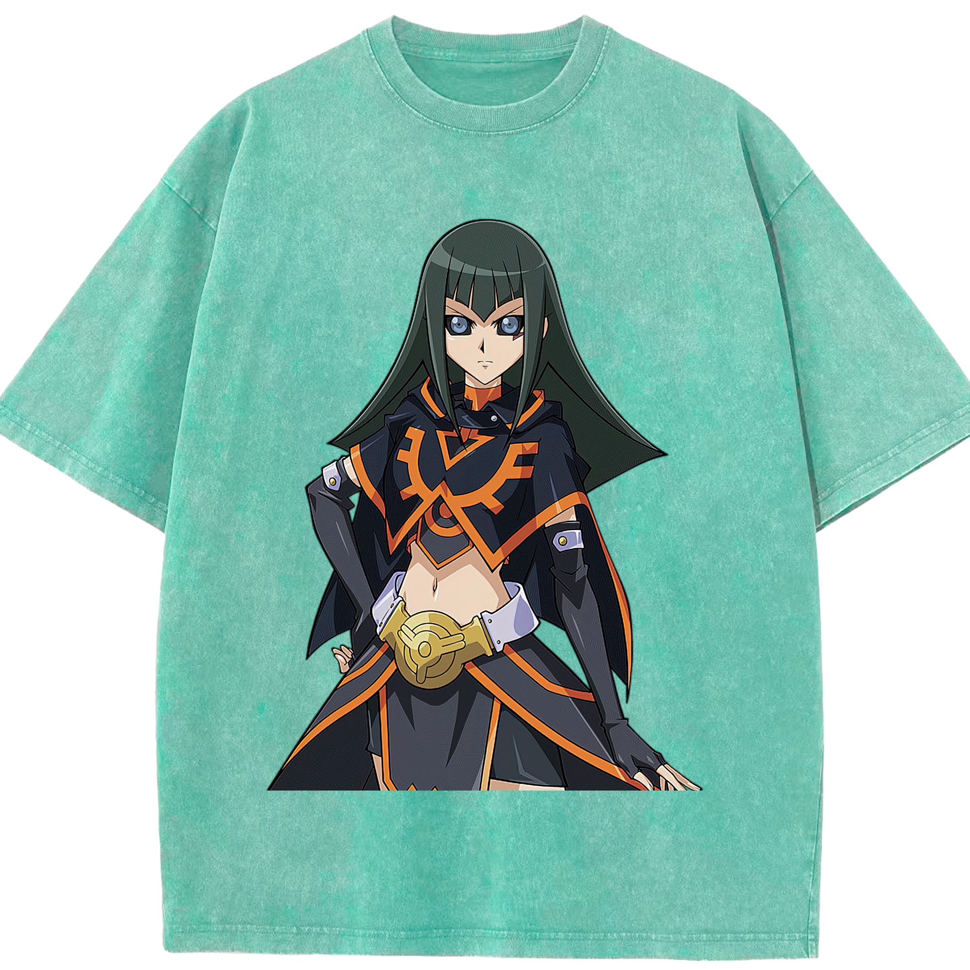 （画像用） 遊☆戯☆王 Yu-Gi-Oh! 綿100% ヴィンテージ風 半袖Tシャツ（フロントプリント）